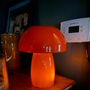 Glass Mushroom Lamp
